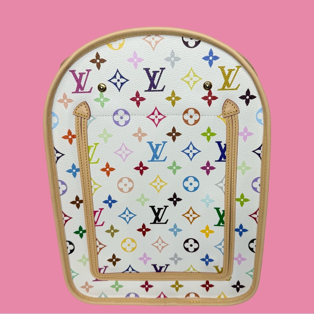 Louis Vuitton White Multicolor Sac Chien - Picture 9 of 13